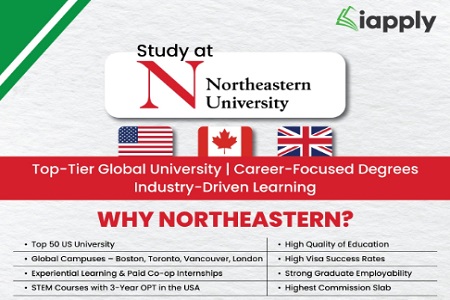 Study at Northeastern University - USA | Canada | UK - Top Global Destinations!